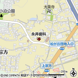 大分県大分市上宗方1241周辺の地図