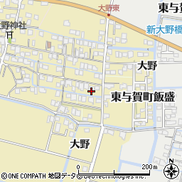 佐賀県佐賀市東与賀町大字飯盛2217周辺の地図