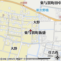 佐賀県佐賀市東与賀町大字飯盛1838周辺の地図