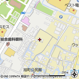 福岡県大川市北古賀210周辺の地図