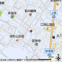 福岡県大川市榎津1周辺の地図