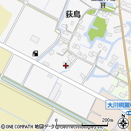 福岡県大川市荻島144周辺の地図