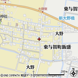 佐賀県佐賀市東与賀町大字飯盛2212周辺の地図