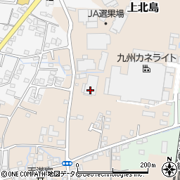 福岡県筑後市上北島1206周辺の地図