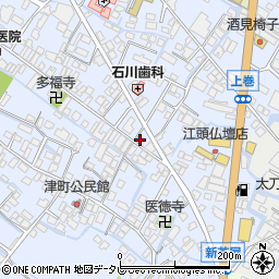 福岡県大川市榎津9周辺の地図