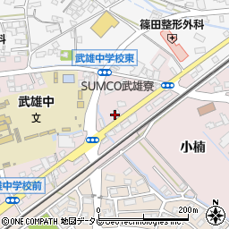 トヨタモビリティパーツ武雄営業所周辺の地図