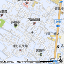 福岡県大川市榎津8周辺の地図