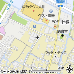 福岡県大川市北古賀225周辺の地図