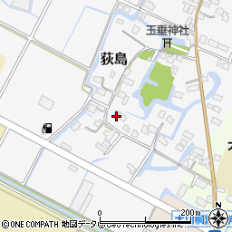 福岡県大川市荻島173周辺の地図