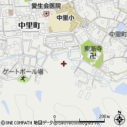 長崎県佐世保市中里町周辺の地図