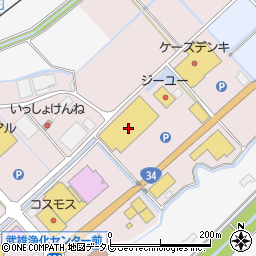 コメリハード＆グリーン武雄店周辺の地図