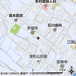 福岡県大川市榎津400周辺の地図