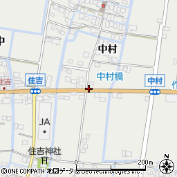 佐賀県佐賀市中村898-9周辺の地図