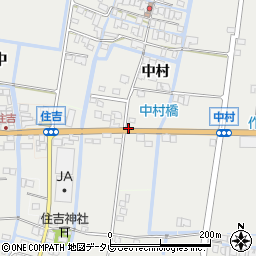 佐賀県佐賀市中村898周辺の地図