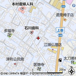 福岡県大川市榎津29周辺の地図