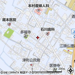 福岡県大川市榎津395周辺の地図