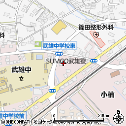 株式会社ＳＵＭＣＯ　武雄寮周辺の地図