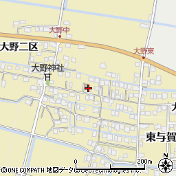 佐賀県佐賀市大野一区2296周辺の地図
