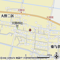 佐賀県佐賀市大野一区2297周辺の地図