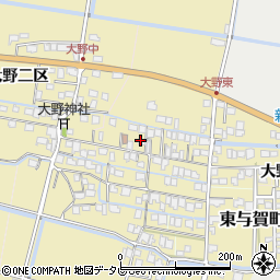 佐賀県佐賀市大野一区2292周辺の地図