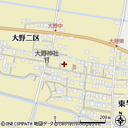 佐賀県佐賀市大野一区2308周辺の地図
