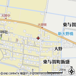 佐賀県佐賀市東与賀町大字飯盛1823周辺の地図
