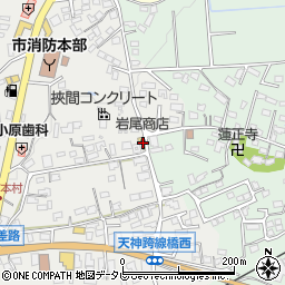 岩尾商店周辺の地図