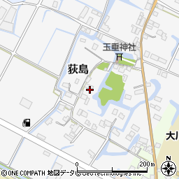 福岡県大川市荻島237周辺の地図
