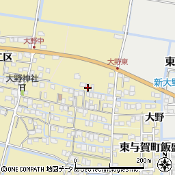 佐賀県佐賀市東与賀町大字飯盛2510周辺の地図