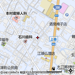 福岡県大川市榎津32周辺の地図