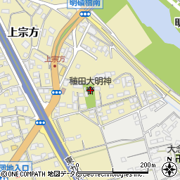 稙田大明神周辺の地図