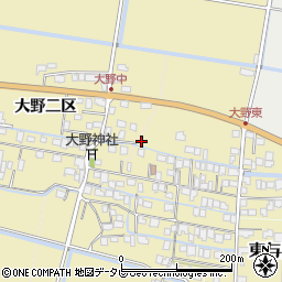 佐賀県佐賀市大野一区2499周辺の地図