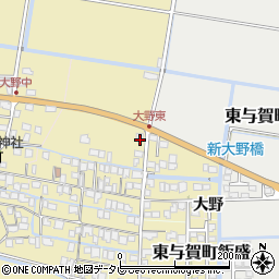 佐賀県佐賀市東与賀町大字飯盛1822周辺の地図