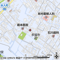 福岡県大川市榎津376周辺の地図