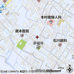 福岡県大川市榎津369周辺の地図