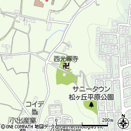 西光禪寺周辺の地図