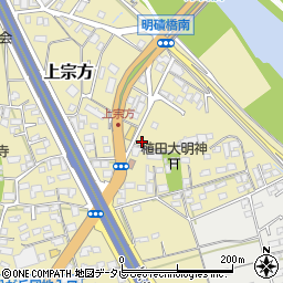 大分県大分市上宗方303周辺の地図