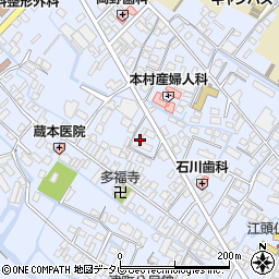 福岡県大川市榎津368周辺の地図