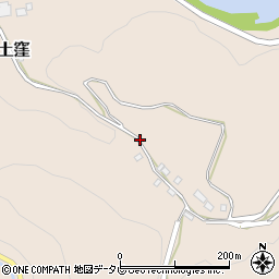 福岡県八女市黒木町土窪701周辺の地図