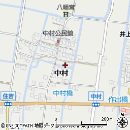 佐賀県佐賀市中村690周辺の地図