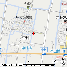 佐賀県佐賀市中村627周辺の地図