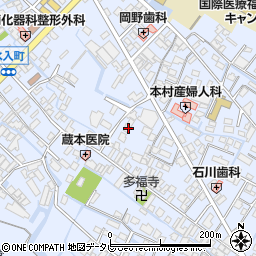 福岡県大川市榎津359周辺の地図