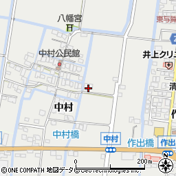 佐賀県佐賀市中村629周辺の地図