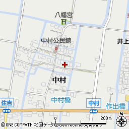 佐賀県佐賀市中村684周辺の地図