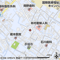 福岡県大川市榎津361周辺の地図