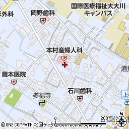 福岡県大川市榎津294周辺の地図