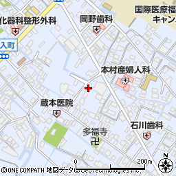 福岡県大川市榎津370-8周辺の地図