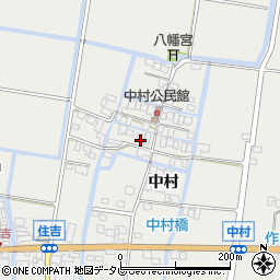 佐賀県佐賀市中村716周辺の地図