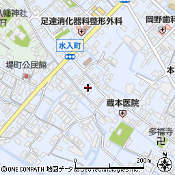 福岡県大川市榎津439周辺の地図