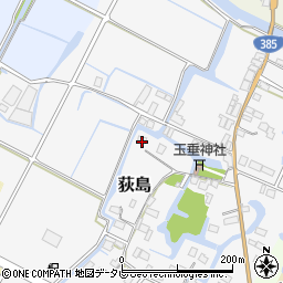 福岡県大川市荻島254周辺の地図